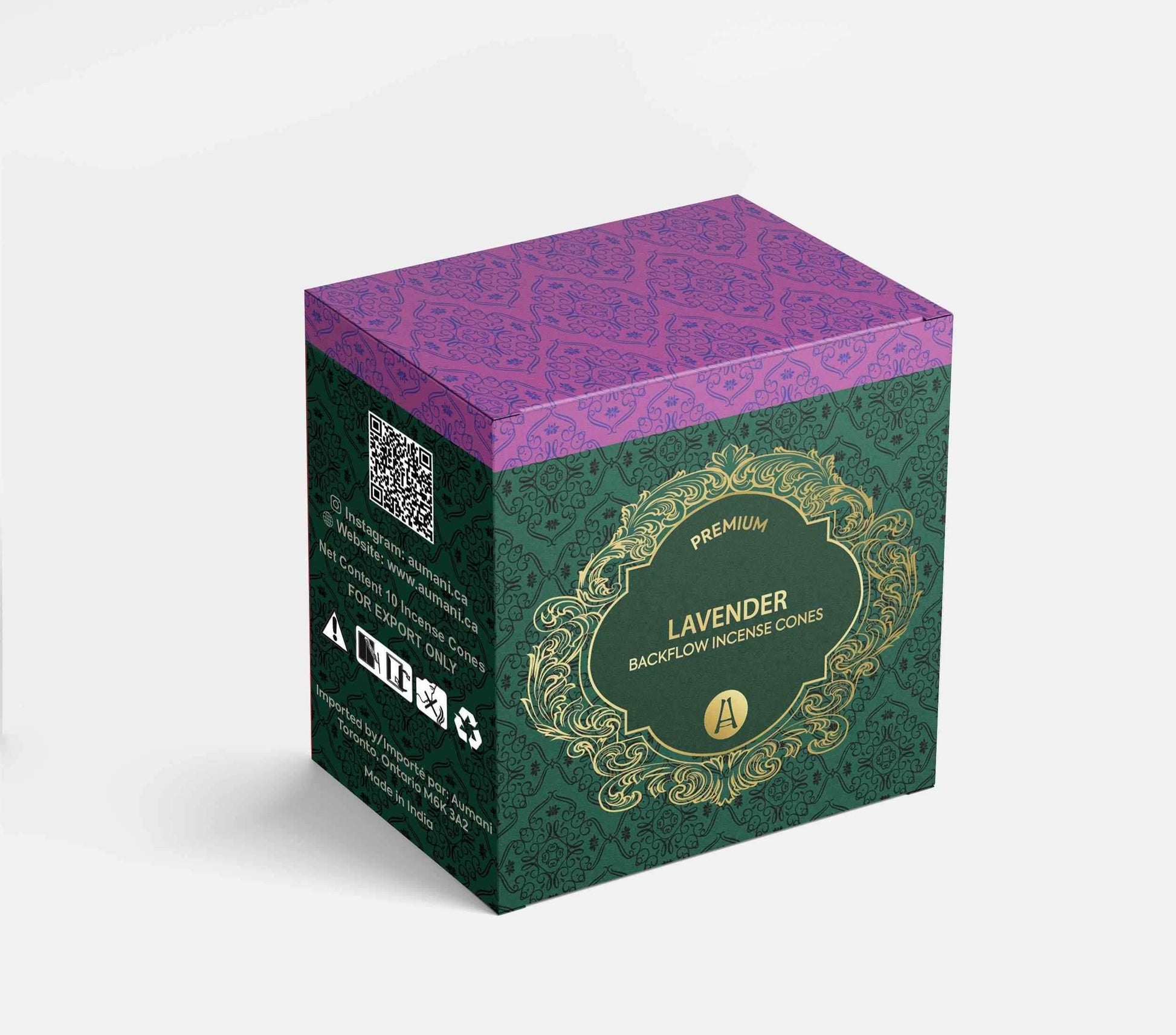 Backflow Cones of Premium Incense - Aumani