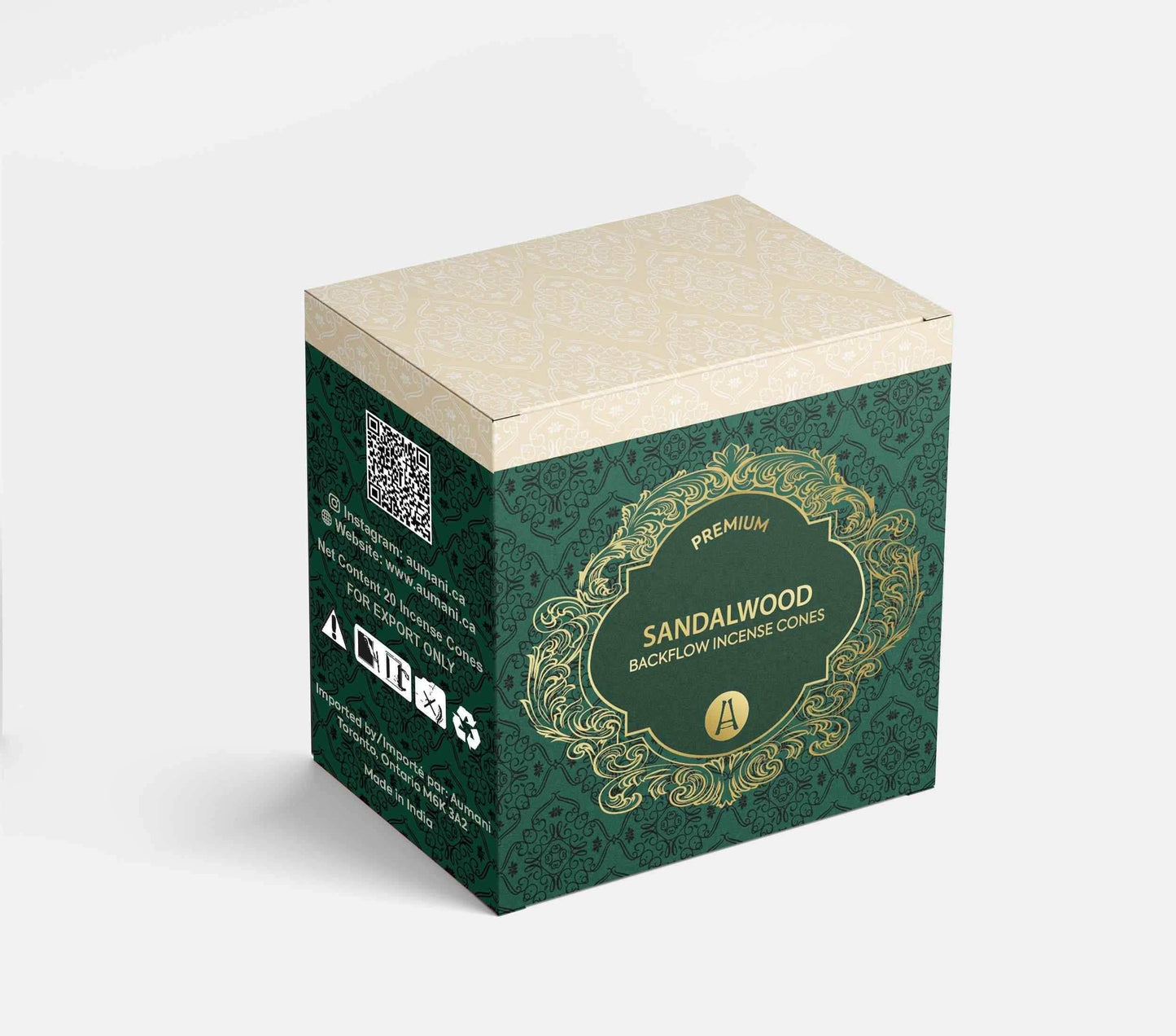 Backflow Cones of Premium Incense - Aumani