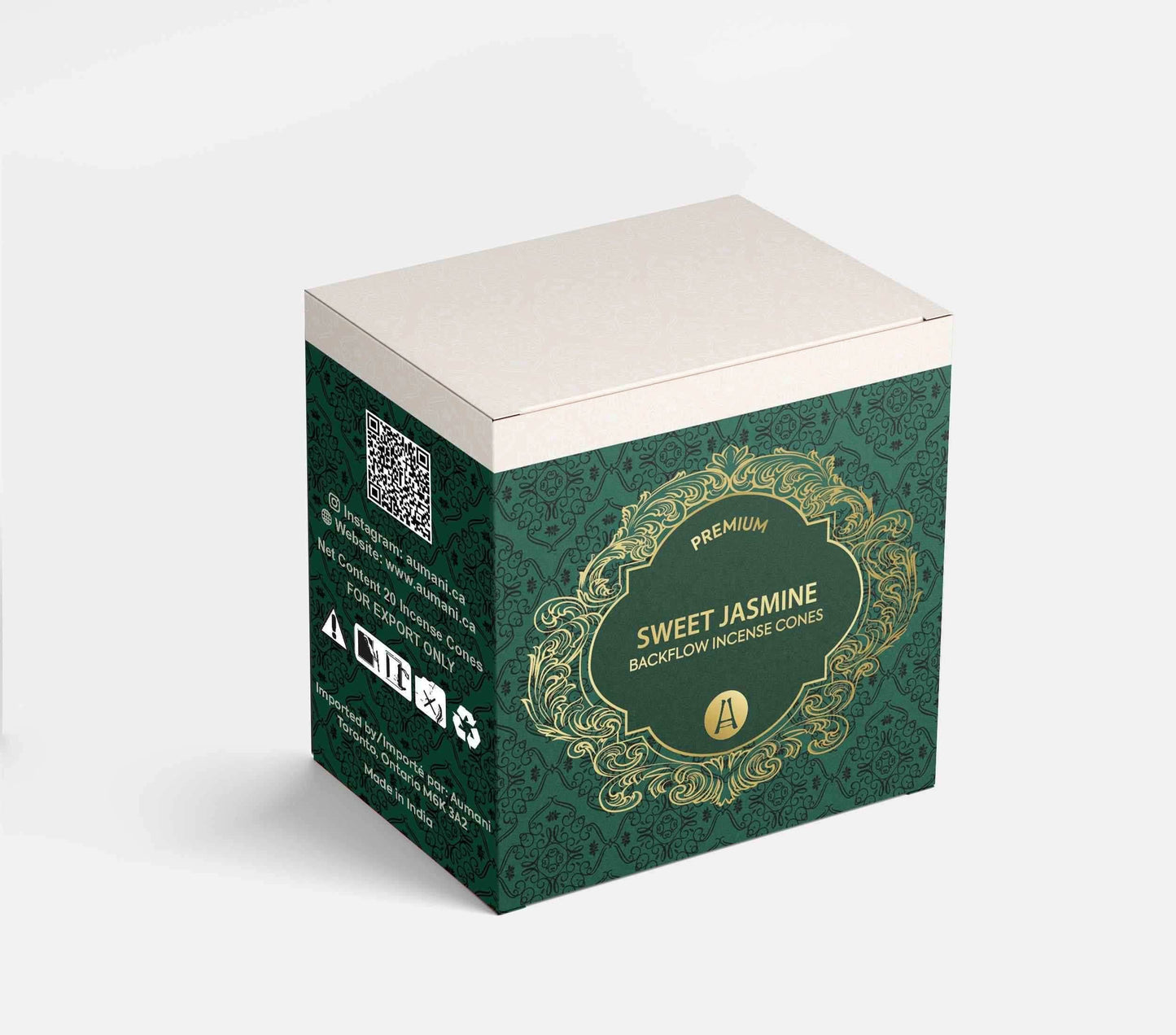 Backflow Cones of Premium Incense - Aumani