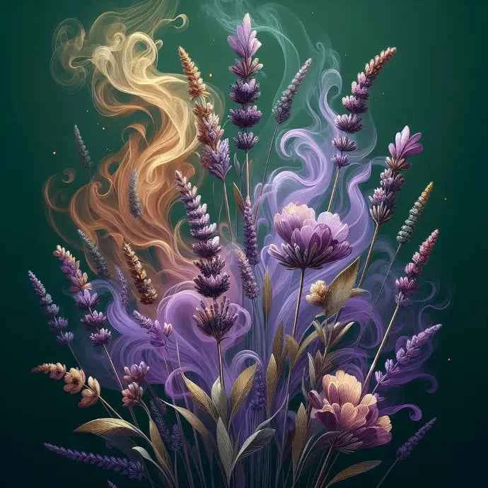 Lavender Backflow Cones of Premium Incense