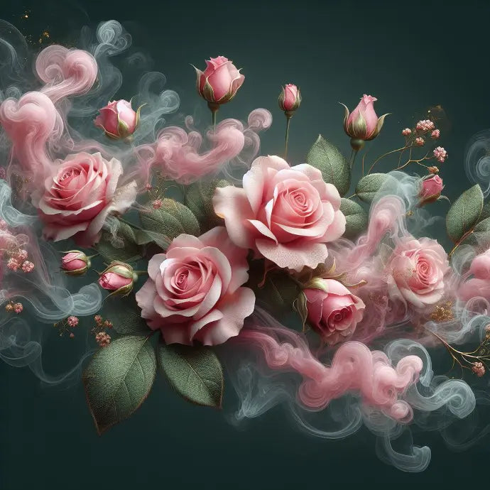 Rose Backflow Cones of Premium Incense