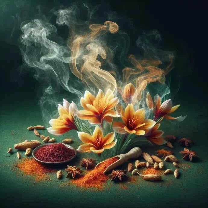 Saffron (Kesar Chandan) Sticks of Premium Incense