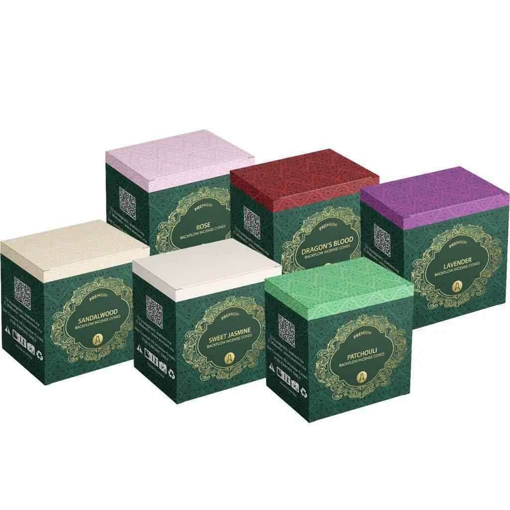 Backflow Cones of Premium Incense - Aumani