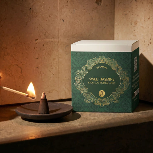 Sweet Jasmine Backflow Cones of Premium Incense